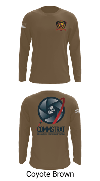 12th MLR COMMSTRAT 81672538 Long Sleeve Performance Shirt - 6