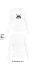 Logansport High School Swimming 31315154 Women's Long Sleeve V-neck Shirt - 15