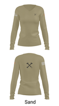 B CO 2-12 CAV 37897700 Women's Long Sleeve V-neck Shirt - 97