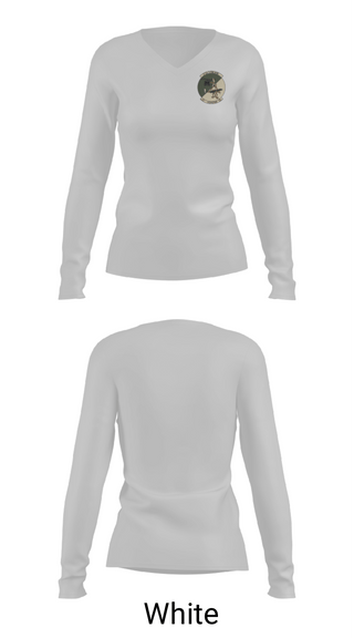 Women's Long Sleeve Vneck Shirt, Charlie C 1-158th AHB, Army, Teamtime, Team time, sublimation, custom sports apparel, team uniforms, spirit wear, spiritwear, sports uniforms, custom shirts, team store, custom team store, fundraiser sports, apparel fundraiser