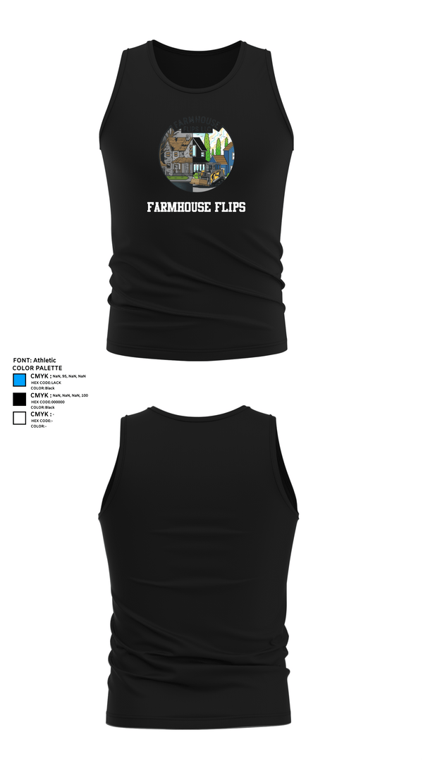 Tank Top, Farmhouse flips, , Teamtime, Team time, sublimation, custom sports apparel, team uniforms, spirit wear, spiritwear, sports uniforms, custom shirts, team store, custom team store, fundraiser sports, apparel fundraiser