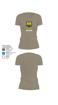 UNC BEARS 8989709 Women's Short Sleeve V-neck Shirt - 64