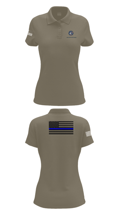 NAVAL SUPPORT ACTIVITY BETHESDA SECURITY FORCES 28838405 Women's Short Sleeve Performance Polo  - 71