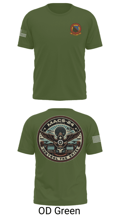 MACS 24 ATC Detachment A 44411642 Short Sleeve Performance Shirt - 56