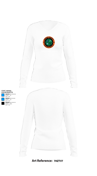 Womens Long Sleeve Vneck Shirt 1, Unicoi County Search and Rescue, , Teamtime, Team time, sublimation, custom sports apparel, team uniforms, spirit wear, spiritwear, sports uniforms, custom shirts, team store, custom team store, fundraiser sports, apparel fundraiser