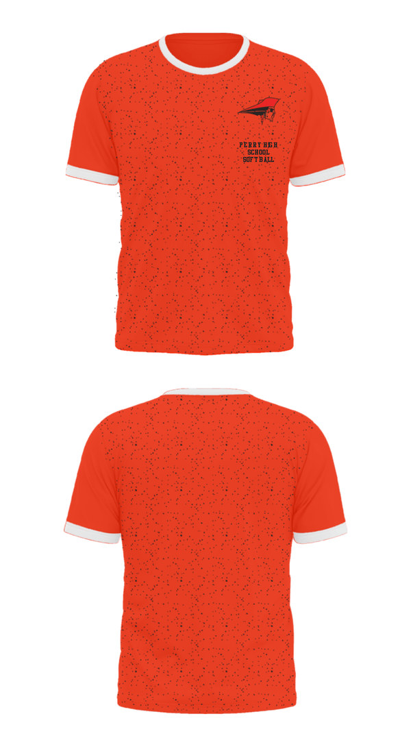 Short Sleeve Performance Shirt, Perry High School Softball, Softball, Teamtime, Team time, sublimation, custom sports apparel, team uniforms, spirit wear, spiritwear, sports uniforms, custom shirts, team store, custom team store, fundraiser sports, apparel fundraiser