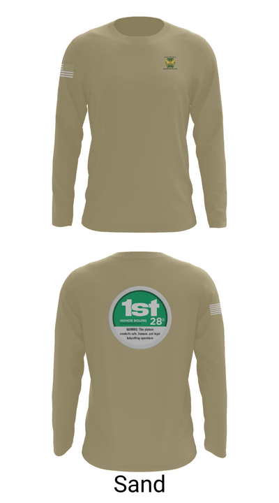 28th MP Company 42431415 Long Sleeve Performance Shirt - 82