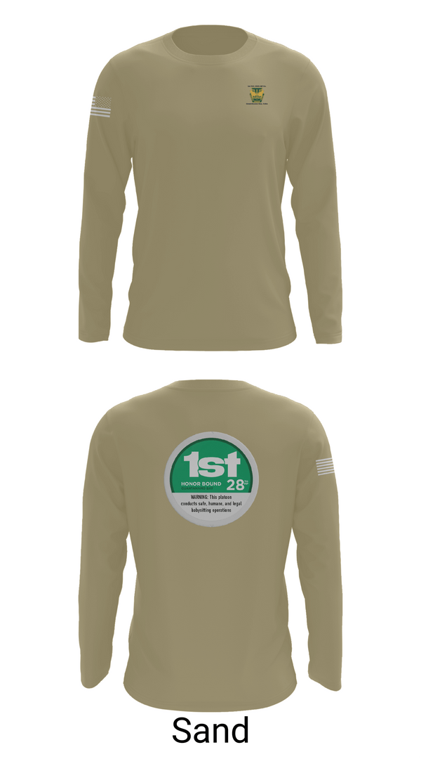 Long Sleeve Performance Shirt, 28th MP Company, National Guard, Teamtime, Team time, sublimation, custom sports apparel, team uniforms, spirit wear, spiritwear, sports uniforms, custom shirts, team store, custom team store, fundraiser sports, apparel fundraiser