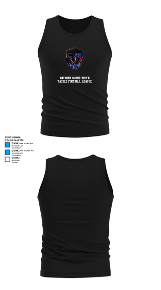 Tank Top, Anthony Wayne Youth Tackle Football League, Football, Teamtime, Team time, sublimation, custom sports apparel, team uniforms, spirit wear, spiritwear, sports uniforms, custom shirts, team store, custom team store, fundraiser sports, apparel fundraiser