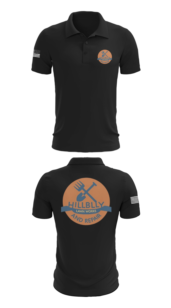 Short Sleeve Performance Polo, Hillbilly Lawn Works And Repair, , Teamtime, Team time, sublimation, custom sports apparel, team uniforms, spirit wear, spiritwear, sports uniforms, custom shirts, team store, custom team store, fundraiser sports, apparel fundraiser