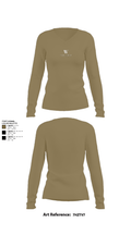 WV Industrial Solutions 3411083 Women's Long Sleeve V-neck Shirt - 28