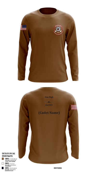 Detachment 035 78200386 Long Sleeve Performance Shirt 111