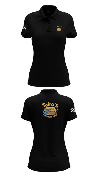 Tairo’s Carpet & Upholstery Cleaning 96326689 Women's Short Sleeve Performance Polo  - 36
