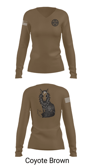 Women's Long Sleeve Vneck Shirt, 758th SMC, Army, Teamtime, Team time, sublimation, custom sports apparel, team uniforms, spirit wear, spiritwear, sports uniforms, custom shirts, team store, custom team store, fundraiser sports, apparel fundraiser