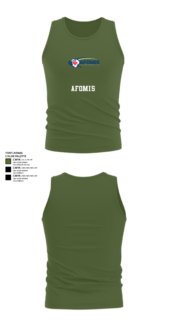 Tank Top, AFOMIS, Air Force, Teamtime, Team time, sublimation, custom sports apparel, team uniforms, spirit wear, spiritwear, sports uniforms, custom shirts, team store, custom team store, fundraiser sports, apparel fundraiser