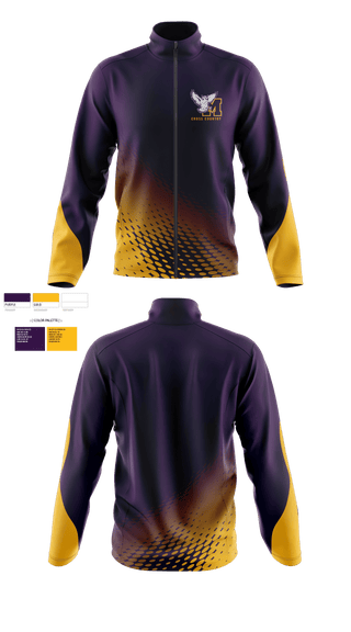 Fleece Jacket, Monticello High School Cross Country, Cross Country, Teamtime, Team time, sublimation, custom sports apparel, team uniforms, spirit wear, spiritwear, sports uniforms, custom shirts, team store, custom team store, fundraiser sports, apparel fundraiser