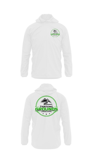 Windbreaker, Thriving Grounds Landscaping, , Teamtime, Team time, sublimation, custom sports apparel, team uniforms, spirit wear, spiritwear, sports uniforms, custom shirts, team store, custom team store, fundraiser sports, apparel fundraiser