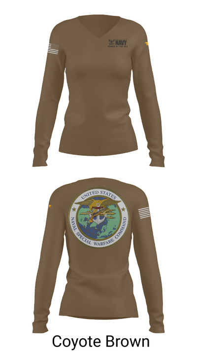 SEAL Team 4781251 Women's Long Sleeve V-neck Shirt - 16
