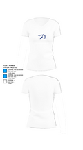 Jarrell High School Golf 58672907 Women's Short Sleeve V-neck Shirt - 18