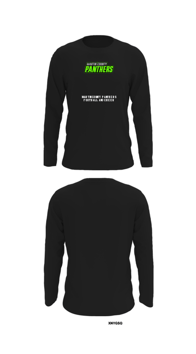 Martin County Panthers Football And Cheer 92599871 Long Sleeve Performance Shirt - 27