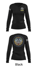Swrmc 87303648 Women's Long Sleeve V-neck Shirt -1 35
