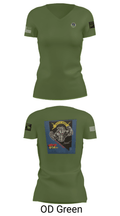152 Port Dawgs 71317587 Women's Short Sleeve V-neck Shirt - 48