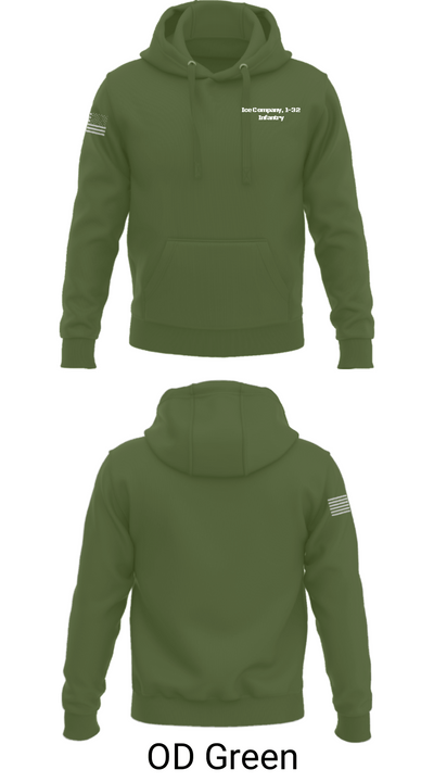 Ice Company, 1-32 Infantry 87671001 Hoodie - 58