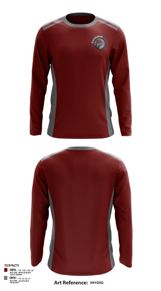 Long Sleeve Performance Shirt, Goodman Middle School Soccer, Men's Soccer, Teamtime, Team time, sublimation, custom sports apparel, team uniforms, spirit wear, spiritwear, sports uniforms, custom shirts, team store, custom team store, fundraiser sports, apparel fundraiser