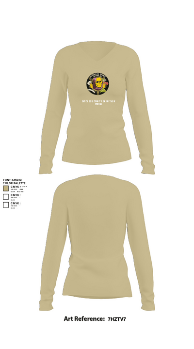 Dutchess County Drug Task Force 69240930 Women's Long Sleeve V-neck Shirt - 78