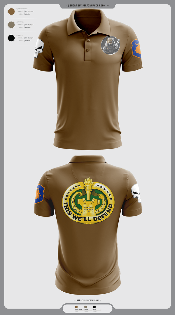 Short Sleeve Performance Polo, Fox Co., Army, Teamtime, Team time, sublimation, custom sports apparel, team uniforms, spirit wear, spiritwear, sports uniforms, custom shirts, team store, custom team store, fundraiser sports, apparel fundraiser