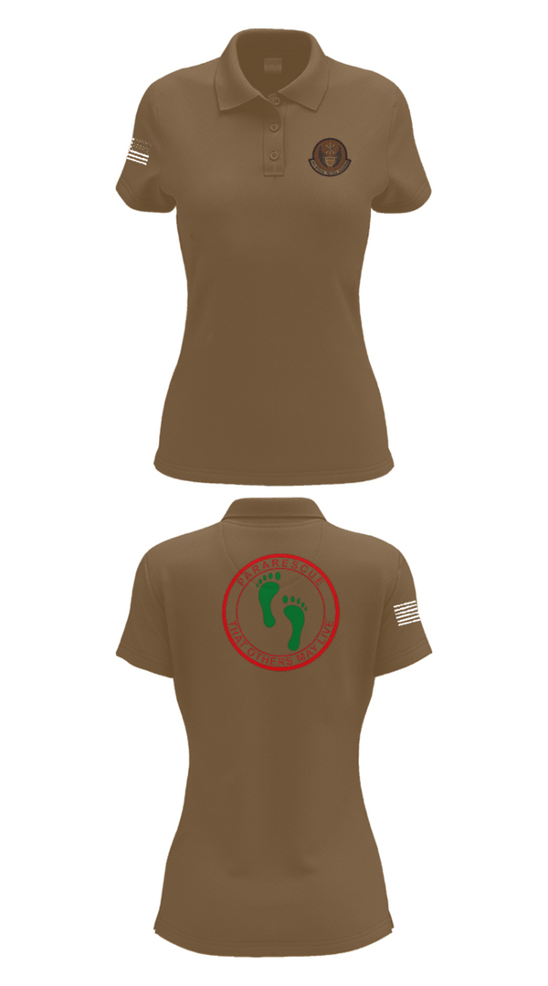 Women's Short Sleeve Performance Polo, 22 STS, Air Force, Teamtime, Team time, sublimation, custom sports apparel, team uniforms, spirit wear, spiritwear, sports uniforms, custom shirts, team store, custom team store, fundraiser sports, apparel fundraiser