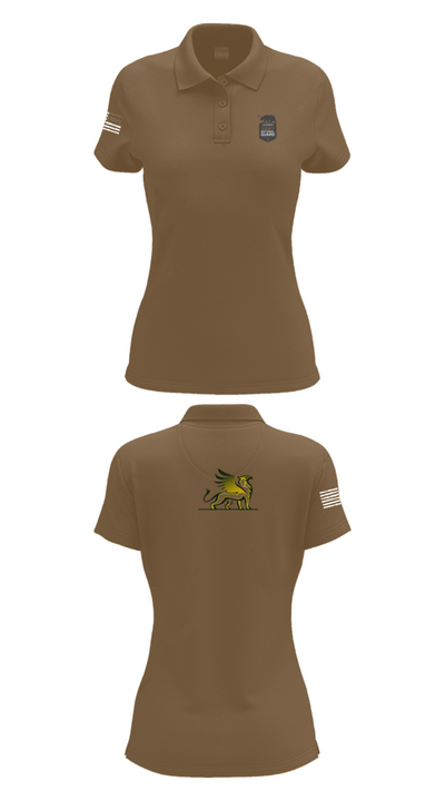 Azusa Griffins 57653557 Women's Short Sleeve Performance Polo  - 14