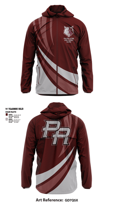 Prairie Ridge High School Dance 12250587 Windbreaker - 1