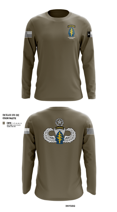 197th STSC (SO)(A) 32760162 Long Sleeve Performance Shirt - 5