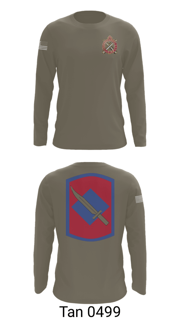 Long Sleeve Performance Shirt, Fox Company 39th BSB (FA FSC), National Guard, Teamtime, Team time, sublimation, custom sports apparel, team uniforms, spirit wear, spiritwear, sports uniforms, custom shirts, team store, custom team store, fundraiser sports, apparel fundraiser