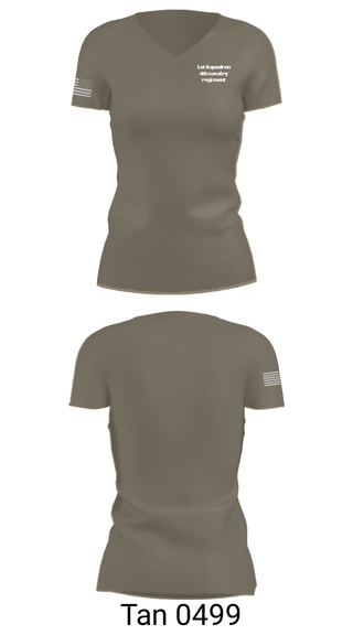 Women's Short Sleeve Vneck Shirt, 1st Squadron 4th cavalry regiment, Army, Teamtime, Team time, sublimation, custom sports apparel, team uniforms, spirit wear, spiritwear, sports uniforms, custom shirts, team store, custom team store, fundraiser sports, apparel fundraiser