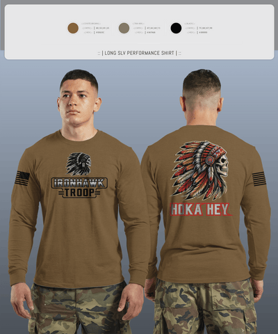 Comanche Squad 4858933 Long Sleeve Performance Shirt - 14