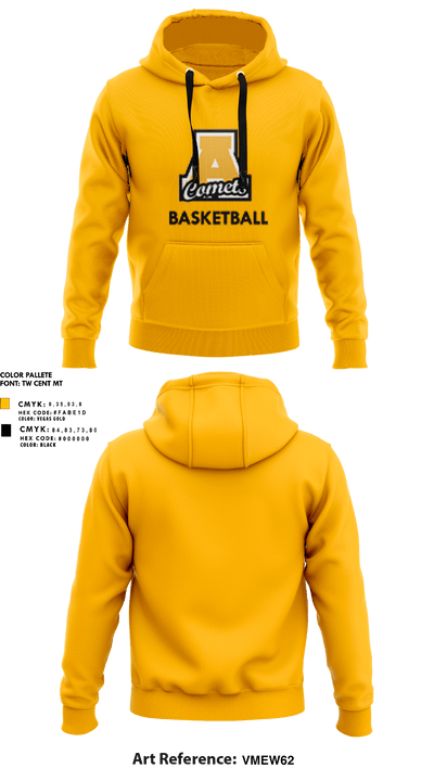 Advanced Science and Technology Education Charter High School Basketball 13109444 Hoodie - 1