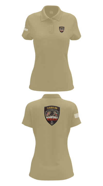 CSSD 28 45514378 Women's Short Sleeve Performance Polo  - 95