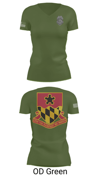 Women's Short Sleeve Vneck Shirt, 2nd MTB/70th RTI, Army, Teamtime, Team time, sublimation, custom sports apparel, team uniforms, spirit wear, spiritwear, sports uniforms, custom shirts, team store, custom team store, fundraiser sports, apparel fundraiser