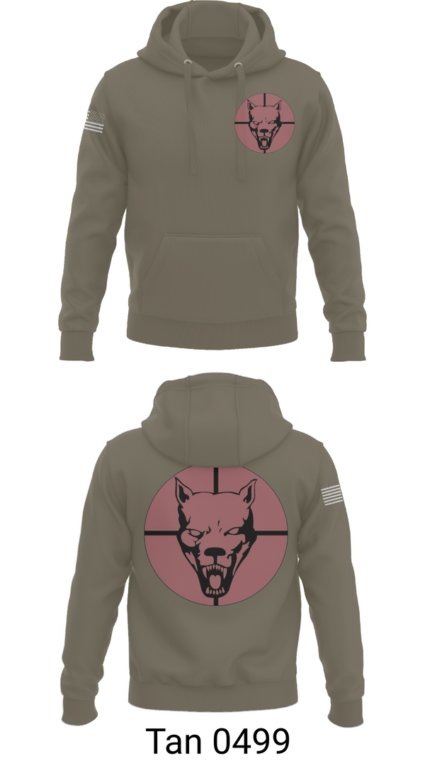 Hoodie, Hellhound PLT, A CO, 2-8 CAV, , Teamtime, Team time, sublimation, custom sports apparel, team uniforms, spirit wear, spiritwear, sports uniforms, custom shirts, team store, custom team store, fundraiser sports, apparel fundraiser