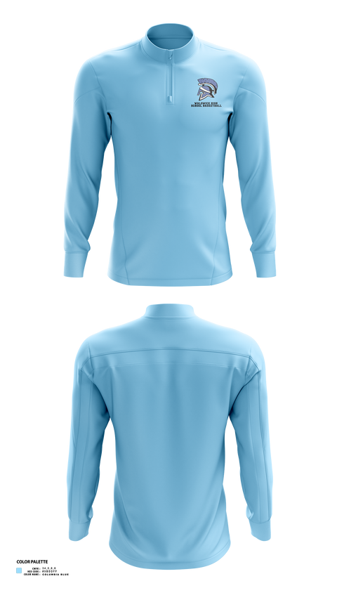 Quarter Zip Jacket, Waldwick High School Basketball, Women's Basketball, Teamtime, Team time, sublimation, custom sports apparel, team uniforms, spirit wear, spiritwear, sports uniforms, custom shirts, team store, custom team store, fundraiser sports, apparel fundraiser