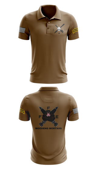 Short Sleeve Performance Polo, Black Foot Troop, 2-13 Cavalry, Army, Teamtime, Team time, sublimation, custom sports apparel, team uniforms, spirit wear, spiritwear, sports uniforms, custom shirts, team store, custom team store, fundraiser sports, apparel fundraiser