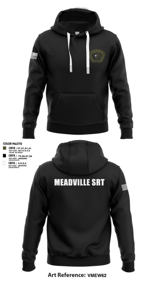Hoodie, Meadville SRT, Police, Teamtime, Team time, sublimation, custom sports apparel, team uniforms, spirit wear, spiritwear, sports uniforms, custom shirts, team store, custom team store, fundraiser sports, apparel fundraiser
