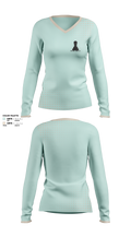 PICTURE PAWN LLC 67103482 Women's Long Sleeve V-neck Shirt -1 1