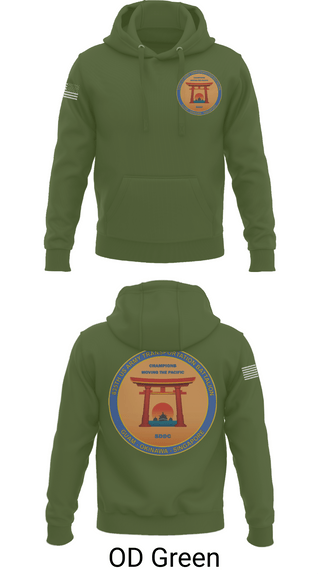 Hoodie, 835th Transportation BN, Army, Teamtime, Team time, sublimation, custom sports apparel, team uniforms, spirit wear, spiritwear, sports uniforms, custom shirts, team store, custom team store, fundraiser sports, apparel fundraiser