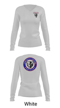 Campbell-Savona Senior High School Track 38592234 Women's Long Sleeve V-neck Shirt - 6