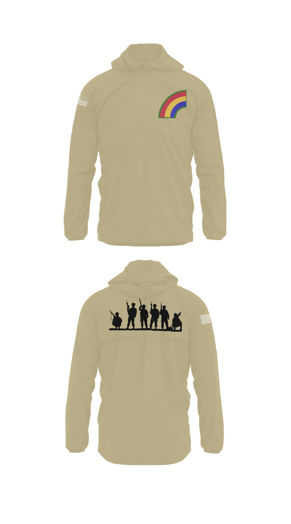 Windbreaker, 42ND Infantry Division, Army, Teamtime, Team time, sublimation, custom sports apparel, team uniforms, spirit wear, spiritwear, sports uniforms, custom shirts, team store, custom team store, fundraiser sports, apparel fundraiser