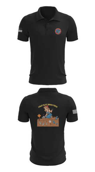 Short Sleeve Performance Polo, MCB Camp Blaz Ordnance, Marines, Teamtime, Team time, sublimation, custom sports apparel, team uniforms, spirit wear, spiritwear, sports uniforms, custom shirts, team store, custom team store, fundraiser sports, apparel fundraiser