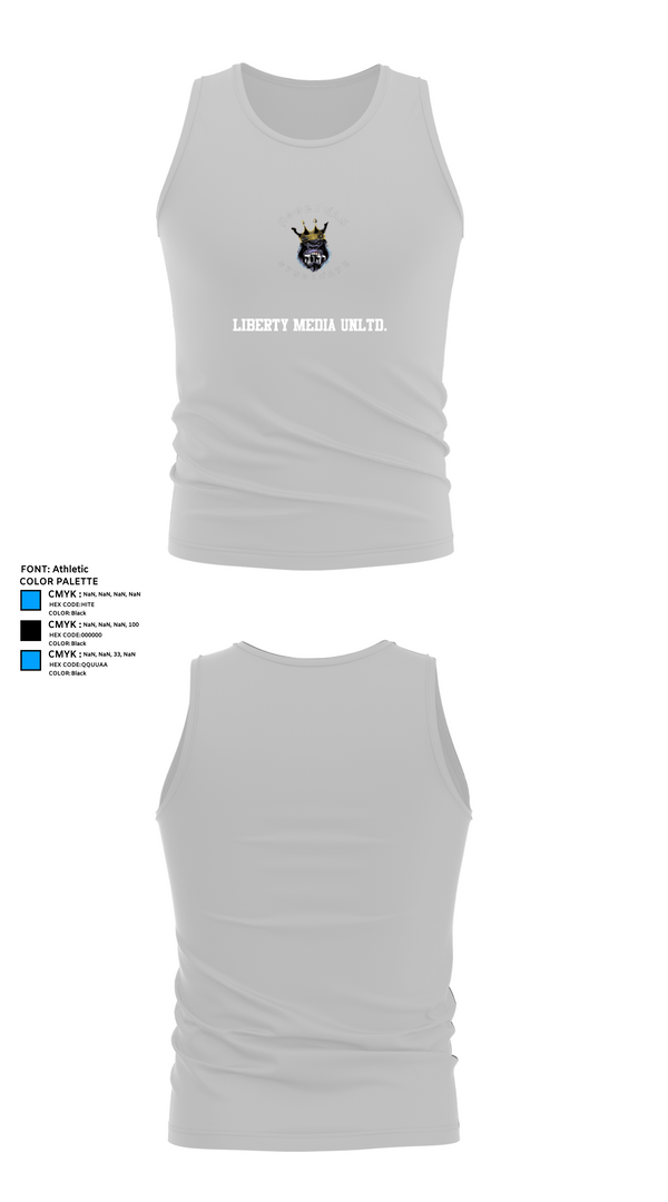 Tank Top, Liberty Media Unltd., , Teamtime, Team time, sublimation, custom sports apparel, team uniforms, spirit wear, spiritwear, sports uniforms, custom shirts, team store, custom team store, fundraiser sports, apparel fundraiser